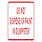 Signmission Safety Sign, 12 in Height, Aluminum, 18 in Length, 25254 A-1218-25254 - alternate 1